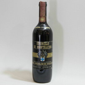 【1980年】ブルネッロ ディ モンタルチーノ チャッチ・ピッコロミニ・ダナゴラ　Brunello Di Montalcino Ciacci Piccolomini d’Aragona イタリア トスカーナ州 赤ワイン 750ml