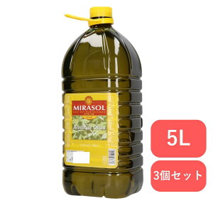 ~\ sAEI[uIC 5000ml 3{Zbg P[X̔ XyCY  eʁ@MIRASOL Olio di Oliva 5000mlysz