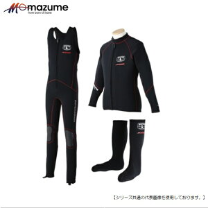 マズメ mazume×AIMS ウェットスーツ 3点セット MZWS−320 ブラック LL 送料無料 [アパレル]