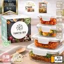 1000円クーポン発行中 【cookpad掲載×TV放送×栄養管理士推薦】 耐熱ガラス 耐熱容器 保存容器 耐熱ガラス容器 フタ…