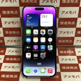 【中古】iPhone14 Pro Max 128GB Softbank版SIMフリー バッテリー88% 美品