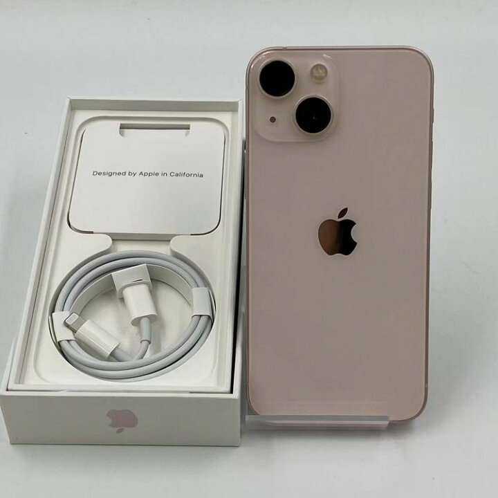 楽天市場】【中古】iPhone13 mini 256GB ピンク MLJL3J/A Apple版SIM 