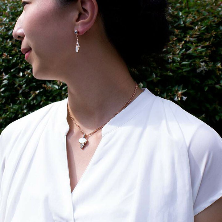 楽天市場】AMARO アマーロ 白蝶貝 エレガント ペンダント ネックレス  