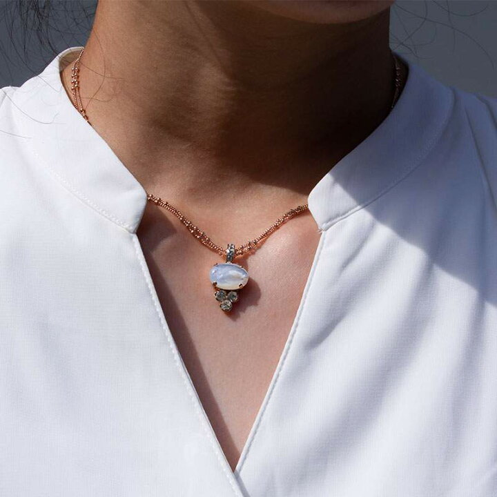 楽天市場】AMARO アマーロ 白蝶貝 エレガント ペンダント ネックレス  