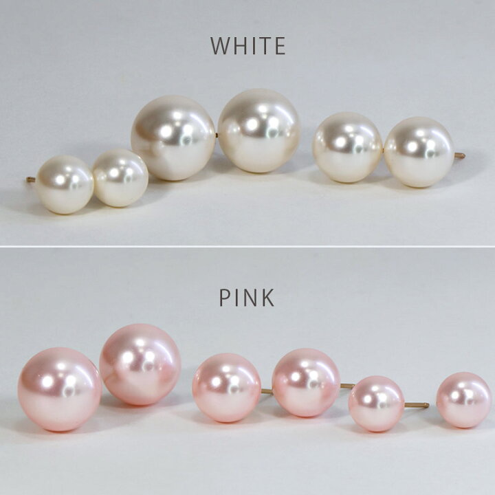 楽天市場】【選べるサイズと色】 パール ピアス / Swarovski スワロ  