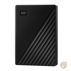 Western Digital �E�G�X�^���f�W�^�� My Passport 5TB �|�[�^�u��HDD �O�t���n�[�h�f�B�X�N USB 3.1 USB 3.0�Ή� �p�X���[�h�ی� �n�[�h�E�F�A�Í��� �o�b�N�A�b�v�\�t�g �u���b�N WDBPKJ0050BBK-WESN