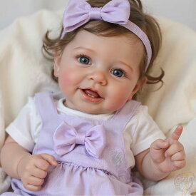 リボーンドール 50cm 女の子 微笑み 重さ約0.85kg ベビーサイド Babeside リアルベビードール 赤ちゃん 人形 リアル 高品質 乳児 アメリカ輸入 ギフト 誕生日