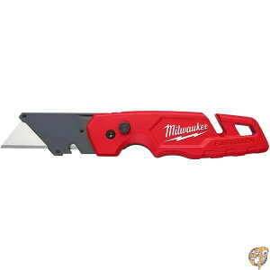 【1000円/500円クーポン配信中】Milwaukee ファストバック1.27インチ。 刃長折りたたみユーティリティナイフ 刃収納付き
