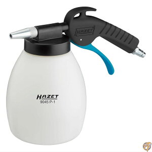 【1000円/500円クーポン配信中】HAZET(ハゼット) 重曹スプレーガン 精密金属ノズル、ワイドジェットノズルx3、1kgの重曹噴出洗浄剤付き - ダメージレスクリーニングと塗装剥離用 【日本正規輸