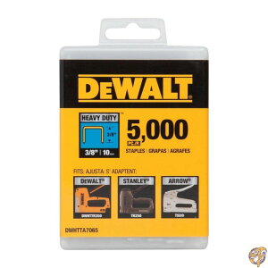 y20l888~N[|zMzDEWALT DWHTTA7065 Heavy Duty Narrow Crown Staples 3/8 Inch Crown, Silver metallic