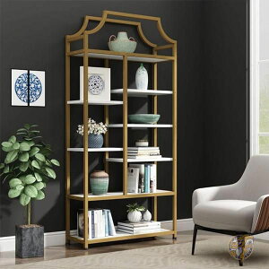 8iI[vVFt{I 180 x  80cm {I [fBXvCbN 590 Gold Bookshelf Loomie COƋ