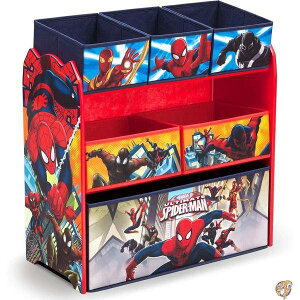 f^`h XpC_[} ߋu I AJAi { q Delta Children Multi-Bin Toy Organizer, Marvel Spider-Man by