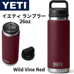CGeB YETI Rambler 26 oz Bottle u[ EH[^[{g ۗyWild Vine Red ChE@CEbhzhN₽L[v ۉ ȃ{g