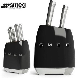 yN[|zMzSmeg XO XeXX`[ iCt Zbg Zbg ubN SMEG Knife Block Set