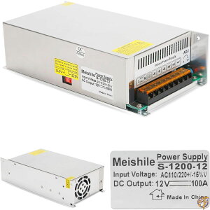 ySi500~N[|zMz12V 100A 1200W DC XCb`O dA_v^[ PSU AC-DC 12{g HƗpψ Ro[^[ 0-80/50AyA LED hCuv [^[  [^[ |v EB