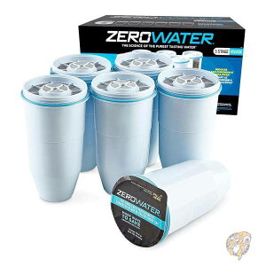 �����t�B���^�[ �E�H�[�^�[ �s�b�`���[�p 5�i�K�t�B���^�[ �z���C�g ZR-600 ZeroWater �[���E�H�[�^�[