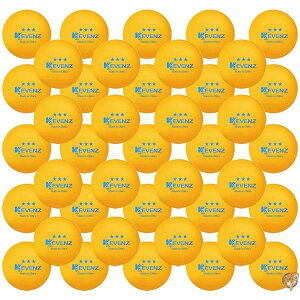 KEVENZ 卓球 ボール 60個入り 練習用 3スター ピンポンボール トレーニングボール 40mm 公式球 (5ダース オレンジ) 送料無料