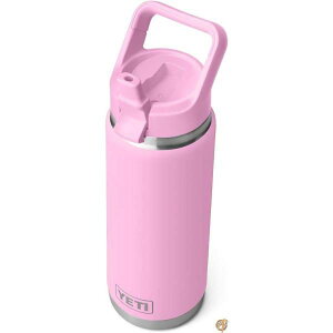 【1000円/500円クーポン配信中】YETI (イエティ) Rambler 26オンスボトル 真空断熱 ステンレススチール ストローキャップ付き パワーピンク