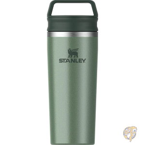 STANLEY スタンレー Cafe To Go トラベルマグ 漏れ防止 2 部構成のドリンクスルー蓋 コーヒー 紅茶 ドリンク用タンブラーカップ 断熱ステンレススチールコーヒーマグ 16オンス 473ml ハンマートー