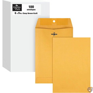 y|Cg3{4&5zClasp Envelope, 6 x 9, 32lb, Light Brown, 100/Box (sAi)