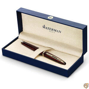 Waterman Carene Gift Box includes Medium Nib Gold Trim Fountain Pen - Amber Lacquer ���N�M (���s�A���i)