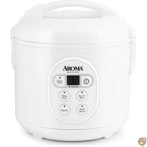Aroma Housewares 8-Cup (Cooked) (4-Cup UNCOOKED) Digital Rice Cooker and Food Steamer (ARC-914D) by