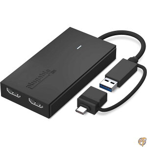 y8888~N[|20lzPlugable USB Type-C fA OtBbNϊA_v^[AUSB-C HDMI p Mac Windows ΉAő𑜓x 1080p@60Hz ̊OHDMIj^[ 2 ڑ\