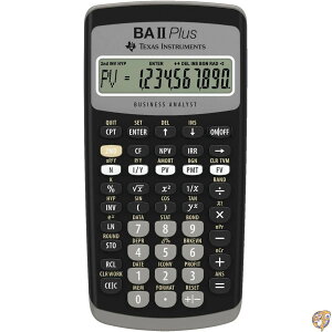 TEXBAIIPLUS - Texas Instruments BA-II Plus Adv. Financial Calculator by