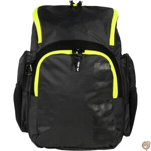�y�ő�1000�~�N�[�|��!4��&5���zarena Spiky III Backpack 35 Sacs Unisex-Adult, Dark_Smoke-Neon_Yellow, TU