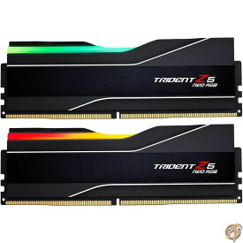 【最大2026円クーポン配信中】G.SKILL Trident Z5 Neo RGBシリーズ DDR5 RAM (AMD Expo) 32GB (2x16GB) 6000MT/s CL32-38-38-96 1.35V デスクトップコンピュータメモリ U-DIMM - マットブラック (F5-6000J3238F16GX2-TZ5NR)