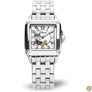 �y�N�[�|���z�M���zDisney Women's Mickey Mouse Analog-Quartz Watch with Stainless-Steel Strap, Silver, 18 (Model: 51107-3-A-1)