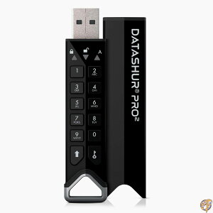 iStorage datAshur PRO2 ZLAtbVhCu - FIPS 140-2x3F pX[hیAقϐA|[^uARpO[h̃n[hEFAÍB USB 3.2 (64GB)