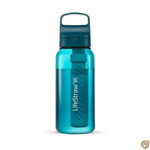 LifeStraw(���C�t�X�g���[) Go�V���[�Y - BPA�s�g�p�̏򐅊�{�g���B���s�����g�p�ɁB�o�N�e���A�A�񐶒��A�}�C�N���v���X�`�b�N���������A�������P���܂��B1L���O�i�e�B�[���B