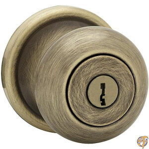 y|Cg3{4&5zKwikset Juno Entry Knob featuring SmartKey in Antique Brass by