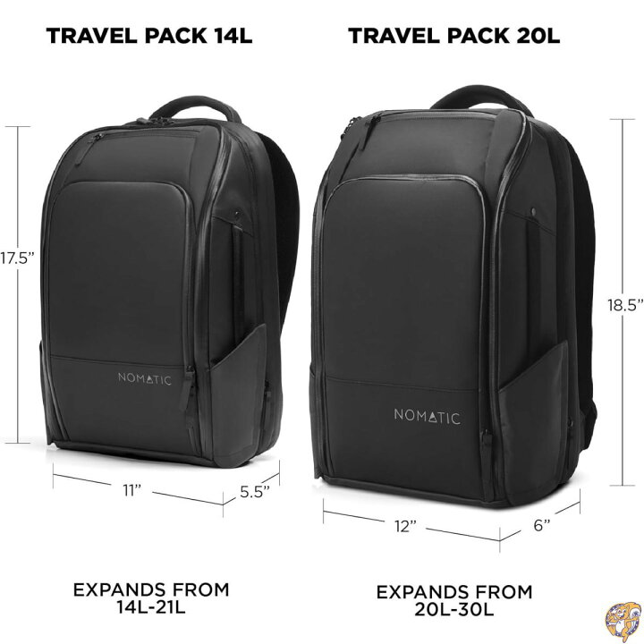 楽天市場】【P2倍!20日&21日】NOMATIC Travel Pack 20L V2 トラベル 