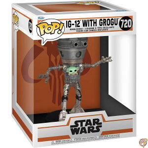�y300�~�N�[�|���z�M���z�X�^�[�E�H�[�Y �}���_�����A�� �O���[�O�[ �t�B�M���A Funko Pop! Deluxe Star Wars The Mandalorian S10 IG-12 WITH GROGU �t�@���R