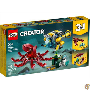 �y�N�[�|���z�M���z���S(LEGO) �N���G�C�^�[ 31130 ���񂾕󕨃~�b�V���� ������ 3�C��1 �������� 8+ (522�s�[�X)