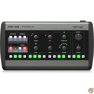 �y�N�[�|���z�M���z�x�����K�[ Behringer P16-HQ POWERPLAY 16�`�����l���p�[�\�i�����j�^�����O�~�L�T�[