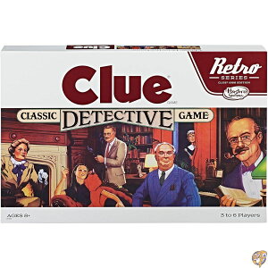 Hasbro Clue Classic Detective Board Game Retro Series Reissue