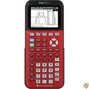 Texas Instruments TI-84 Plus CE Radical Red Graphing Calculator