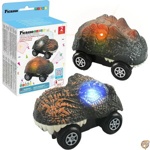 y|Cg3{4&5zPicassoTiles 2 Piece Swift Highly Detailed Race Track Truck Dinosaur Cars Accessories in Bulk Package Compatible with STEM Magnetic Tile Building Kits for Kids Boys & Girls Ages 3+ PTE10