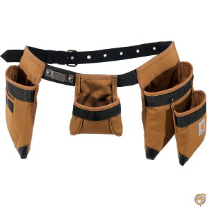 Carhartt �p�b�h����c�[���x���g ���ȃc�[���x���g �c�[��&�t�@�X�i�[���[�|�P�b�g�t�� 7�|�P�b�g Brown