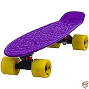 �y5���ő�1500�~�N�[�|���z(Purple) - Flybar 60cm Plastic Grip Tape Cruiser Skateboard Complete