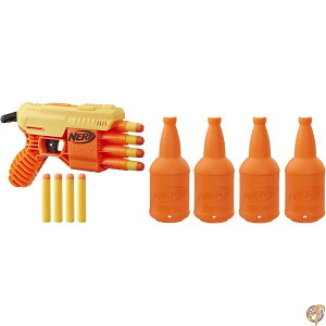 y20l888~N[|zMzNERF Alpha Strike FANG QS-4 (1 Blaster 8 Darts 4 Half-Targets) 13 Pc Set New Box