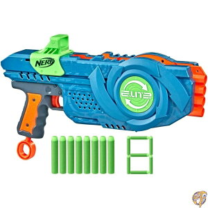 y20l888~N[|zMzNERF Elite 2.0 Flipshots Flip-8 Blaster with 8 Dart Barrels That Flip to Double Your Blasting, 8-Dart Capacity, Official Darts