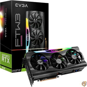 �y�ő�1500�~�N�[�|��10������zEVGA GeForce RTX 3090 FTW3 �E���g���Q�[�~���O 24GB GDDR6X iCX3�e�N�m���W�[ ARGB LED ���^���o�b�N�v���[�g 24G-P5-3987-KR (���j���[�A��)
