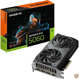 �y�N�[�|���z�M���zGIGABYTE GeForce RTX 5060 WINDFORCE OC 8G�O���t�B�b�N�X�J�[�h�A8GB 128�r�b�gGDDR7�APCIe 5.0�AWINDFORCE��p�V�X�e���AGV-N5060WF2OC-8GD �r�f�I�J�[�h�B
