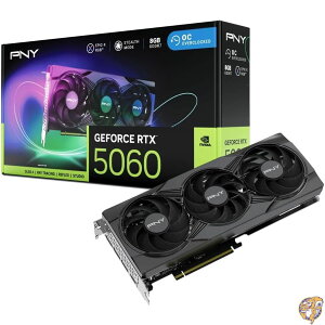 �y�N�[�|���z�M���zPNY NVIDIA GeForce RTX 5060 8GB ARGB �I�[�o�[�N���b�N�g���v���t�@�� �O���t�B�b�N�X�J�[�h (DLSS 4�APCIe 5.0�AHDMI/DP 2.1�A2�X���b�g�AEpic-X RGB Lighting)