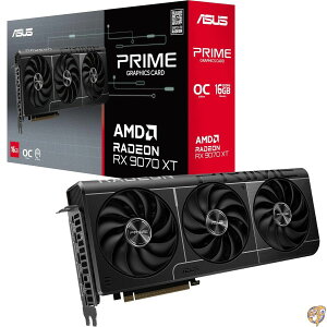 �y�N�[�|���z�M���zASUS Prime Radeon RX 9070 XT OC�G�f�B�V�����O���t�B�b�N�X�J�[�h (PCIe 5.0�AHDMI/DP 2.1�A2.5�X���b�g�f�U�C���Aaxialtech�t�@���A�f���A���{�[���t�@���x�A�����O�A�f���A��BIOS�AGPU