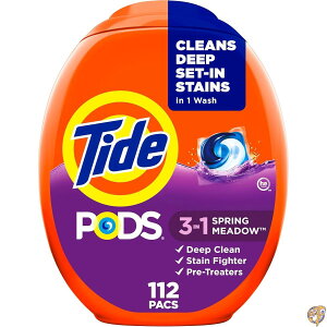 �y�N�[�|���z�M���zTide PODS Laundry Detergent Soap Pods, Spring Meadow, 81 count